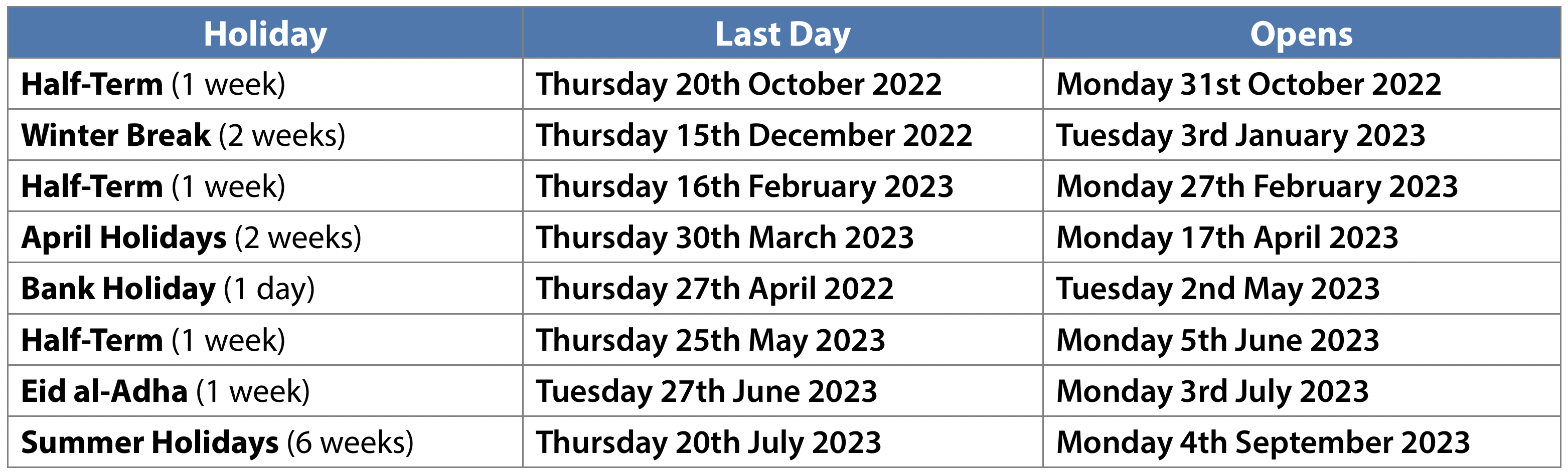 Fees & Term Dates Heritage Academy